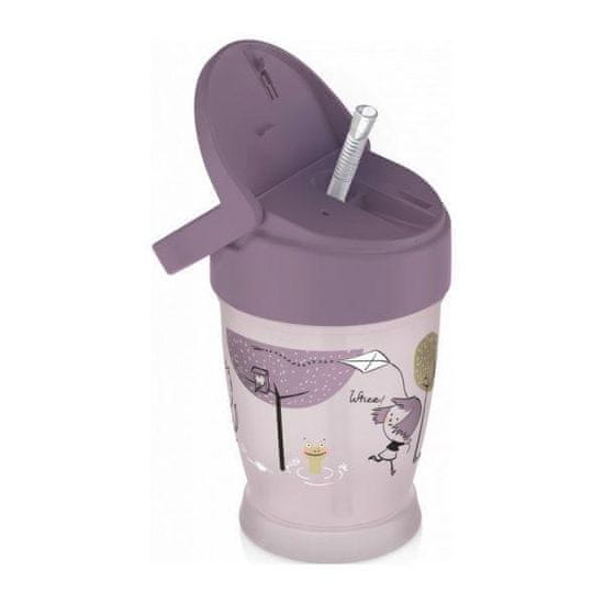 LOVI My cup szívószállal Lovely Junior 250 ml lány