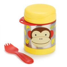 Skip hop Zoo Food termosz kanállal/villával Monkey 325 ml, 3+ + AQUAINT 500 ml