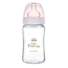 Canpol babies Széles szájú Royal cumisüveg 240 ml rózsaszínű