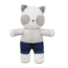 BabyMatex Takaró játékkal Panda szürke 75 x 100 cm