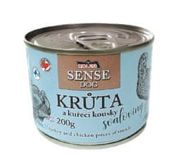 FALCO SENSE DOG pulyka- és csirkehús, 6×200 g