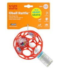 Oball játék RATTLE 10 cm 0m+ narancssárga + 50 ml Aquaint