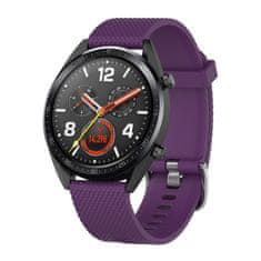 BStrap Silicone Bredon szíj Huawei Watch GT2 Pro, purple