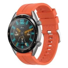 BStrap Silicone Cube szíj Huawei Watch GT3 46mm, orange