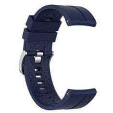 BStrap Silicone Cube szíj Huawei Watch GT/GT2 46mm, dark blue