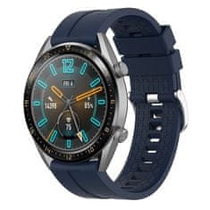 BStrap Silicone Cube szíj Huawei Watch GT2 Pro, navy blue