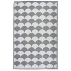 Esschert Design szürke és fehér kültéri szőnyeg 180 x 121 cm OC24 421300