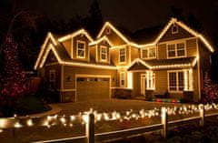 CoolCeny Karácsonyi kinti LED láncok - Hatékony láncvilágítás, csatlakozás - 10 méter - Fehér meleg