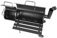 STREND PRO GRILL Porter, BBQ, faszén grill, 2 az 1-ben - grillezés és füstölés, 110 x 65 x 115 cm