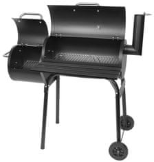 STREND PRO GRILL Strend Pro Porter, BBQ, faszén grill, 2 az 1-ben - grillezés és füstölés, 110 x 65 x 115 cm