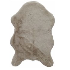 KONDELA Mesterséges szőrme Nyúl típus 2 60x90 cm - bézs