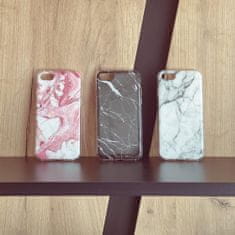 WOZINSKY Wozinsky Marble szilikon tok Samsung Galaxy A12/Galaxy M12 telefonhoz KP10139 fehér