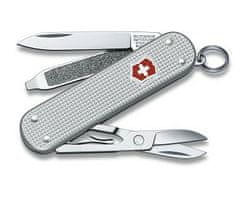 Victorinox 0.6221.26 Classic SD Alox többfunkciós kés 58 mm, ezüst színű, 5 funkció