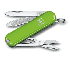 Victorinox 0.6223.43G Classic SD Colors Smashed Avocado multifunkcionális kés, zöld, 7 funkciós