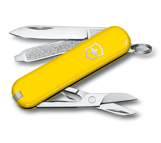 Victorinox 0.6223.8G Classic SD Colors Sunny Side multifunkcionális kés, sárga színű, 7 funkciós