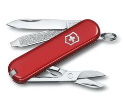 Victorinox 0.6223.G Classic SD Colors Style Icon többfunkciós kés 58 mm, piros színű, 7 funkciós