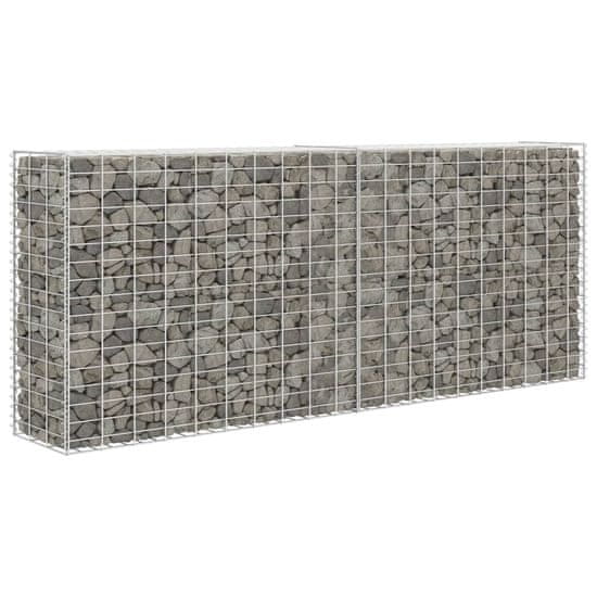 Greatstore horganyzott acél gabion kosár 85 x 30 x 200 cm