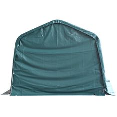 Greatstore sötétzöld elmozdítható PVC állattartó sátor 550 g/m² 3,3x3,2 m
