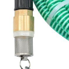 Vidaxl zöld PVC szívótömlő sárgaréz csatlakozókkal 1,1" 10 m 151047