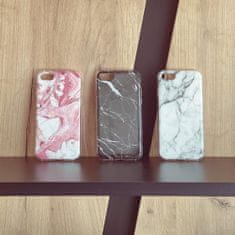 WOZINSKY Wozinsky Marble szilikon tok Apple iPhone 13 Pro Max telefonhoz KP10051 rózsaszín
