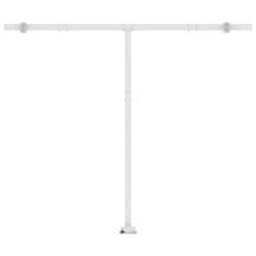 Greatstore antracitszürke kézzel kihúzható LED-es napellenző 300 x 250 cm