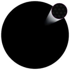 shumee fekete és kék napelemes lebegő PE medencefólia 417 cm