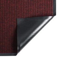 Greatstore piros csíkos lábtörlő 60 x 80 cm