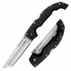 Cold Steel 29AXTS XL Voyager Tanto fogazott taktikai kés 14 cm, fekete, Griv-Ex