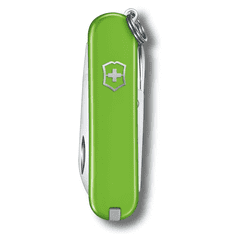 Victorinox 0.6223.43G Classic SD Colors Smashed Avocado multifunkcionális kés, zöld, 7 funkciós