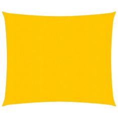 Greatstore sárga HDPE napvitorla 160 g/m² 2 x 2 m