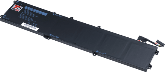 T6 power Akkumulátor Dell XPS 15 9570 készülékhez, Li-Poly, 11,4 V, 8500 mAh (97 Wh), fekete