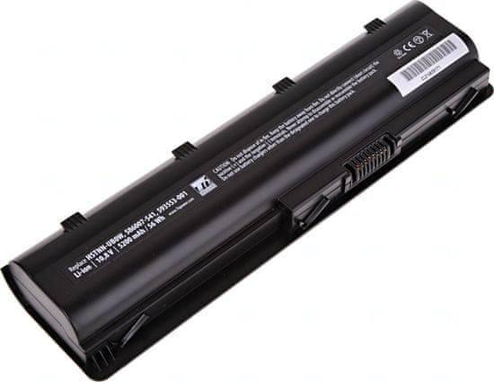 T6 power Akkumulátor Hewlett Packard 245 G1 Notebook PC készülékhez, Li-Ion, 10,8 V, 5200 mAh (56 Wh), fekete