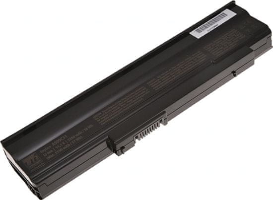 T6 power Akkumulátor eMachines laptophoz, cikkszám: BT.00603.078, Li-Ion, 11,1 V, 5200 mAh (58 Wh), fekete