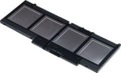 T6 power Akkumulátor Dell Precision 15 3510 készülékhez, Li-Poly, 7,6 V, 8100 mAh (62 Wh), fekete
