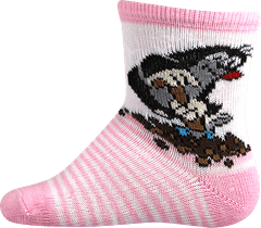 PARFORINTER Gyermek vakondtúró zokni, rózsaszín, 1 pár, 14-16-os méret