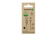 SWISSTEN USB / Lightning adatkábel, 1,2 m, fekete, eco csomag