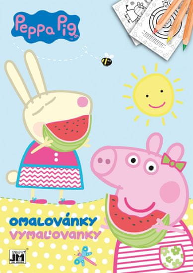 PARFORINTER Színező oldal A4 Peppa Pig