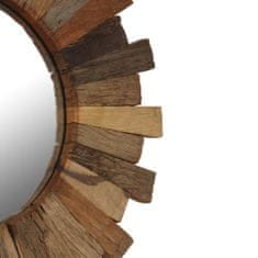 shumee tömör újrahasznosított fa keretű falitükör 70 cm 