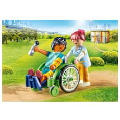 Playmobil beteg | tolószékben, Építőanyagok, kivitelezés PLA70193