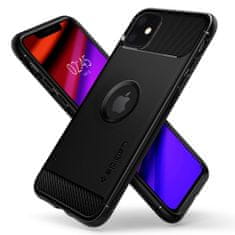 Spigen SPIGEN RUGGED ARMOR IPHONE 11 MATTE FEKETE