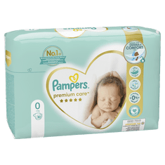 Pampers Premium Care 0 Newborn pelenka - 30 db