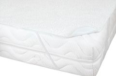 Védőhuzat PVC borítással - 120x200 cm - fehér