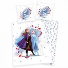 Herding Megfordítható pamut lepedő DISNEY FROZEN 2, 140/200+70/90