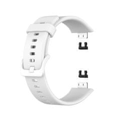 BStrap Silicone szíj Huawei Watch Fit, white