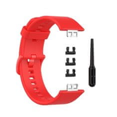 BStrap Silicone szíj Huawei Watch Fit, red