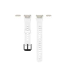 BStrap Silicone szíj Honor Band 6 / Huawei Band 6, white