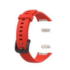 BStrap Silicone szíj Honor Band 6 / Huawei Band 6, red