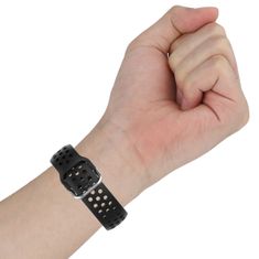 BStrap Silicone Dots szíj Garmin Vivoactive 4s, black