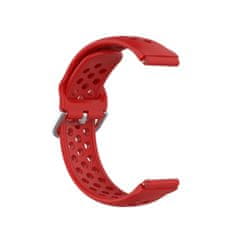 BStrap Silicone Dots szíj Garmin Vivoactive 4s, red