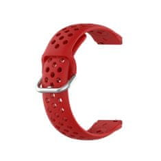 BStrap Silicone Dots szíj Garmin Vivoactive 4s, red